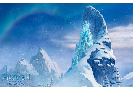 Ледяной замок из мультфильма Холодное сердце