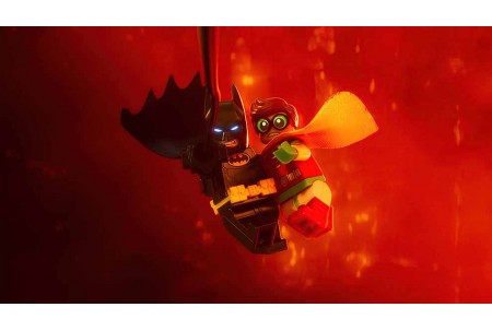 Лего-герои - Бэтмен и Робин на канате