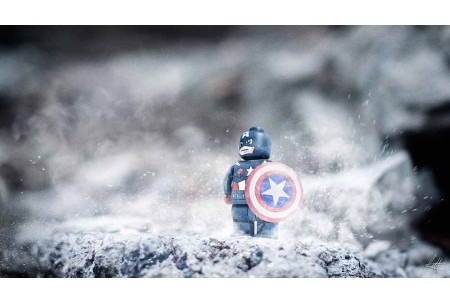 Лего-супергерой - Капитан Америка в снегах