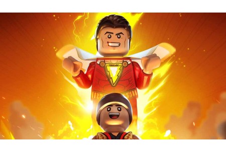 Лего-супергерой - огненный Капитан Марвел
