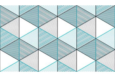 Геометрические абстрактные 3d линии в цветных тонах Геометрические абстрактные 3d линии в цветных тонах