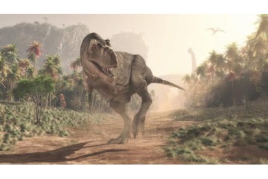  Тираннозавр Рекс в джунглях