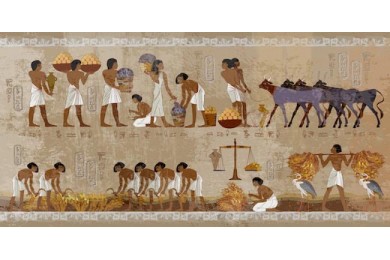 Древние египтяне трудящиеся хозяйством