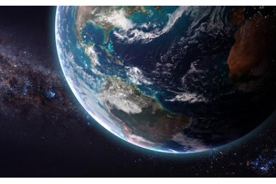 Детализированное изображение Земли из космоса