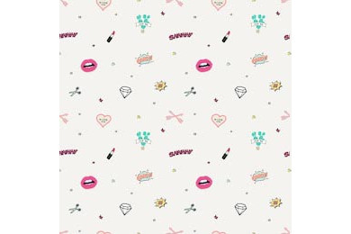 Стикеры в стиле пин-ап для девочек