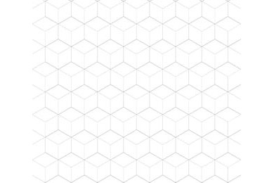 Абстрактный многоугольник на белом фоне