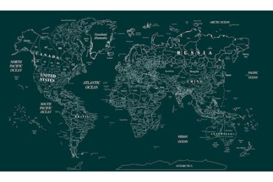 Карта мира в зеленых и белых тонах - иллюстрация Карта мира в зеленых и белых тонах - иллюстрация