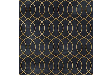 Овалы золотыми линиями в стиле арт деко Овалы золотыми линиями в стиле арт деко