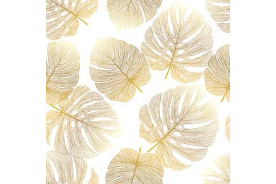 Тропические огромные листья с в золотых тонах Тропические огромные листья с в золотых тонах