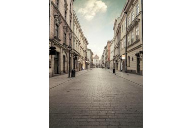 Улица Флориана в историческом центре Кракова, Польша Улица Флориана в историческом центре Кракова, Польша