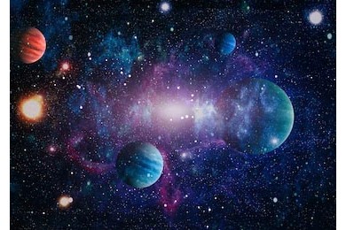 Исследования планет, звезд и галактики в небе