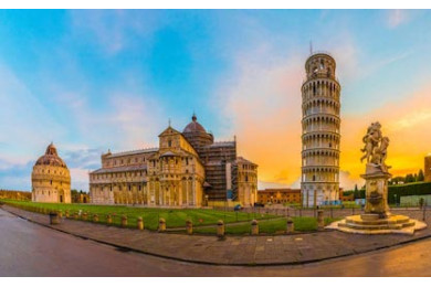 Пизанская башня на площади Пизы деи Мираколи