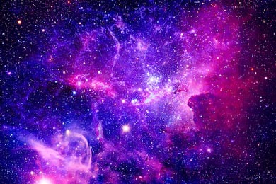 Разрывная Галактика в звездном небе