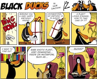 Комикс история черных уток серия 74