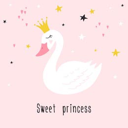 Принцесса лебедь с текстом Сладкая принцесса