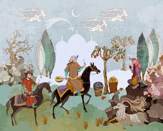 Персидские фрески путешествие героев
