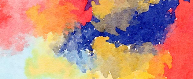 Абстрактный акварельный рисунок в пастельных цветах