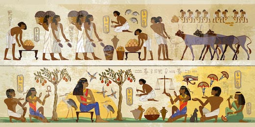 Жизнь египтян. Хозяйство и традиции