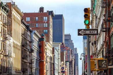 Пересечение Бродвея и Спринг-стрит Манхэттен