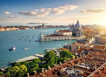 Панорамный вид на Венецию из Сан-Марко Кампаниле