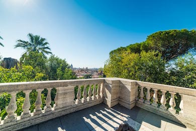 Панорамный вид на Рим с террасы Пинчо, Италия